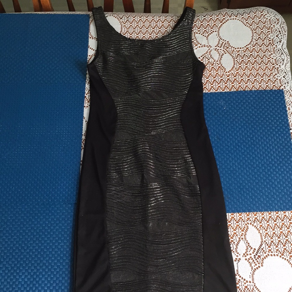 Black body con mini dress